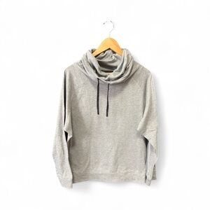Nike Women's Light Gray Cowl Neck Sweater